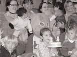 Kids and the bears celebrate the nursery's 25th birthday