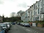 Bryn Road, where the theft from the police van took place