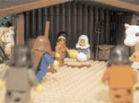 The traditional nativity scene, as told expertly through the medium of lego