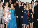 Andrew Gwilym (center) at Media Awards