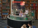 The new Costa Coffee pod in the level 3 study area of the University Library.