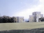 An artists impression of the new building