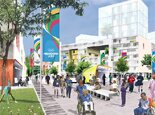 Artist's impression of Olympic Park