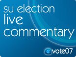 Vote 07: Live Commentary