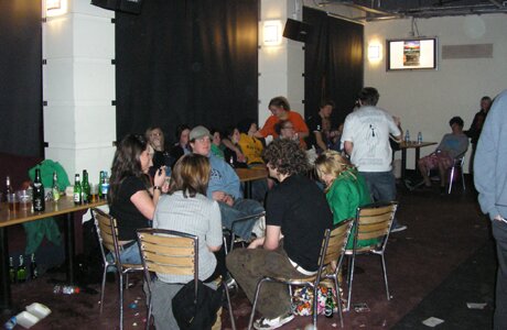 More Groups Huddling Together