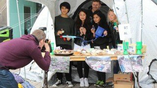 Students fund raising for Nepal earthquake victims