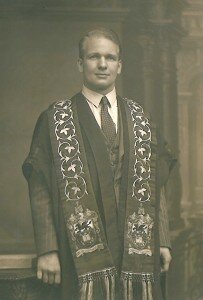 W.Aubrey Rees BA, President of Swansea University College 1938-9