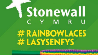 Stonewall Cymru's twitter campaign for Rainbow Laces. (Photo:@StonewallCymru)