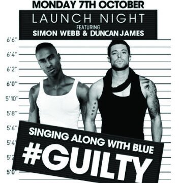 Blue headlined the #GUILTY launch night